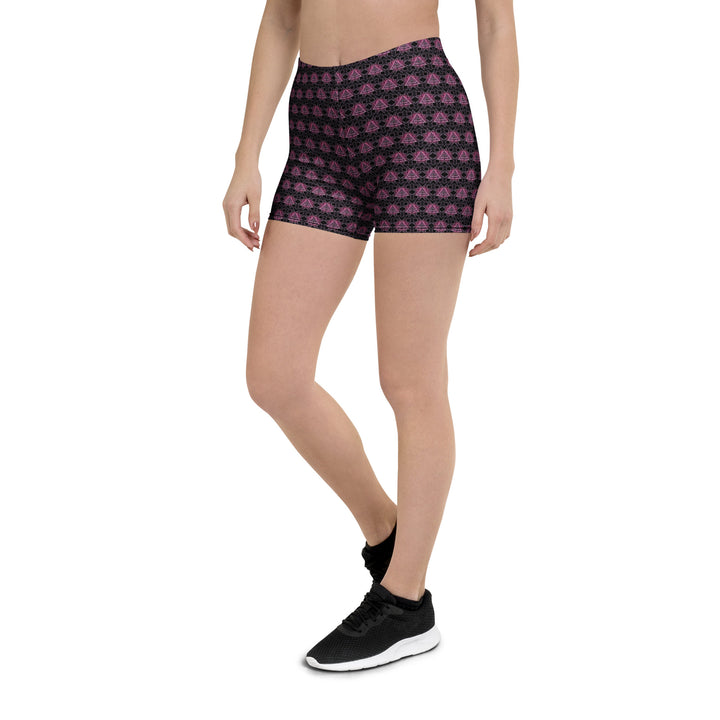 Left side view of Eyora leggings – vibrant colors and visionary style for movement and dance.