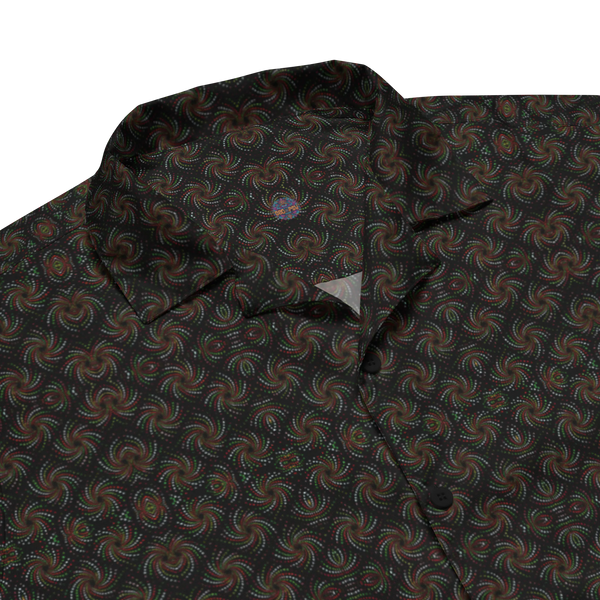 Button Down Shirt --> Dotadelic (black/red) - Hover