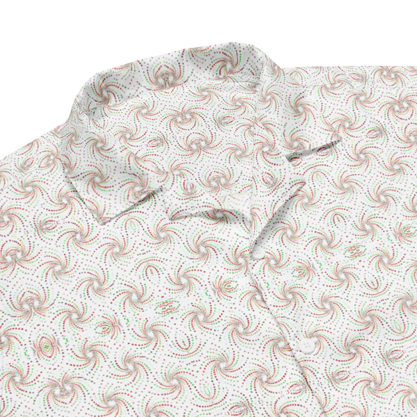 Button Down Shirt --> Dotadelic (white/red) - Hover
