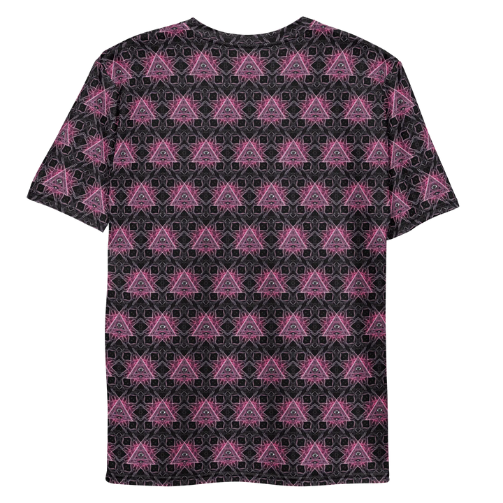 Back flat lay of Eyora psychedelic shirt – perfect for those who resonate with sacred art and transformational 