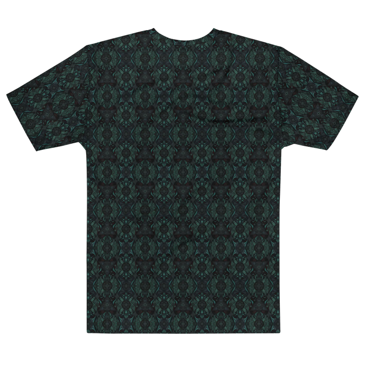 Alternate back flat of Lumora psychedelic tee – detailed sacred geometry for dreamers, creators, and festival vibes.