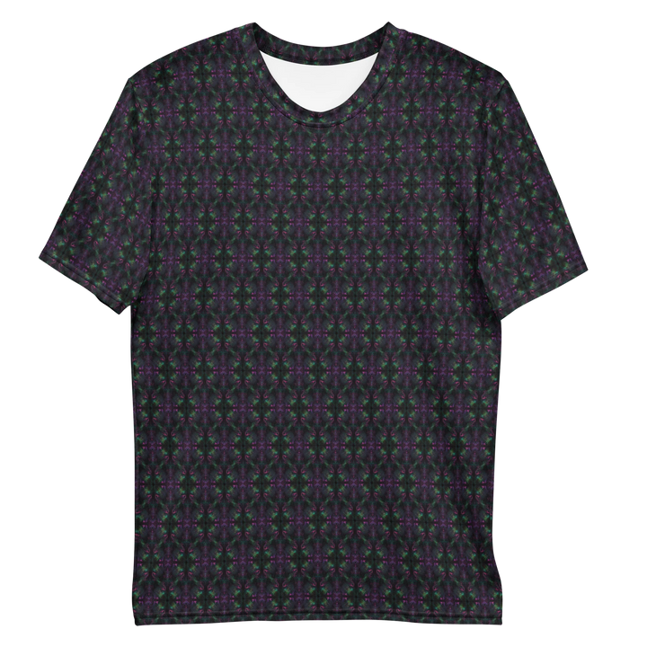 Flat lay front of the Nebulith tee – sacred geometry design inspired by nebulae and higher consciousness.