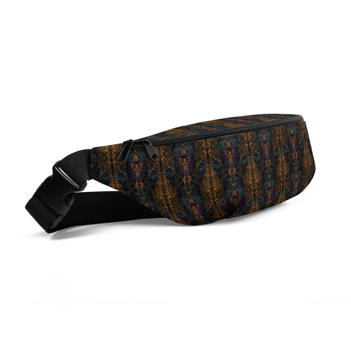 Side view of Psybear waistbag – water-resistant and vibrant, great for raves, camping, and daily adventures