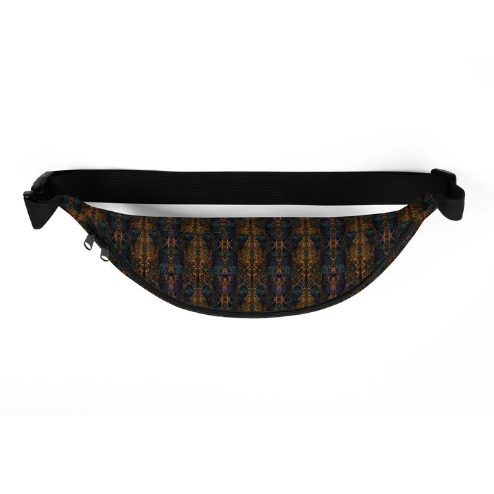 Top view of Psybear waistbag – visionary bear motif meets functional design for psychedelic fashionistas