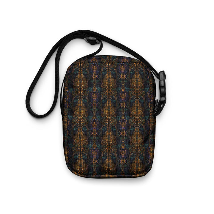 Back of Psybear crossbody – colorful sacred pattern for psychedelic fashion lovers