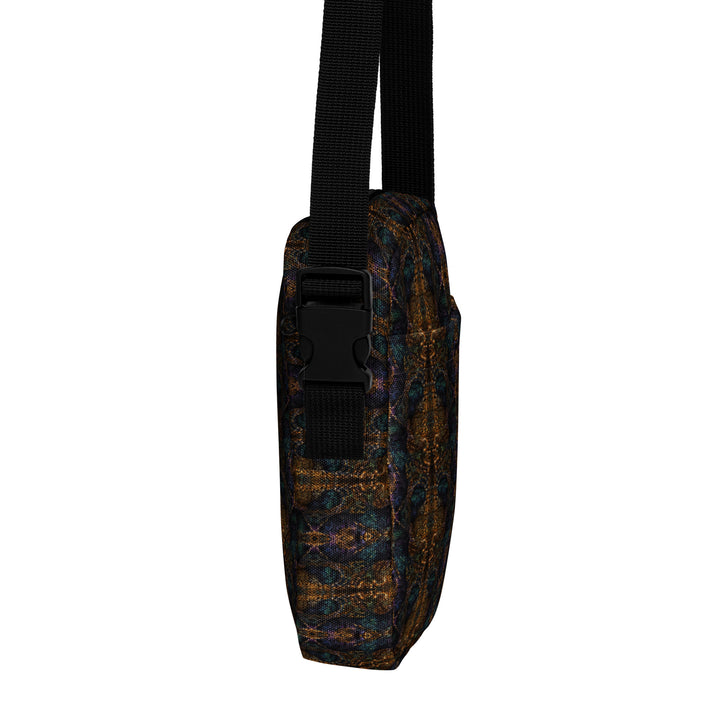 Right side view of Psybear crossbody – rave-ready and vision-packed for your next adventure