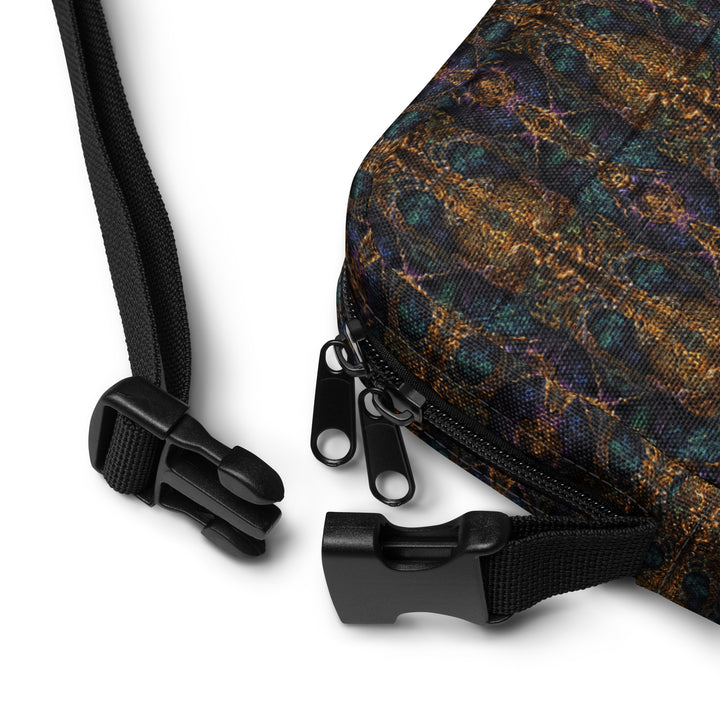 Strap and zipper of Psybear bag – durable build with adjustable fit for comfort and movement