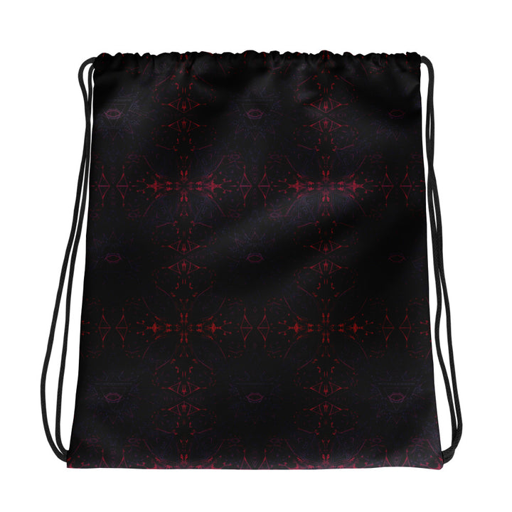 THIRDEYE psychedelic drawstring bag – sacred geometry and third eye print for rave and festival style