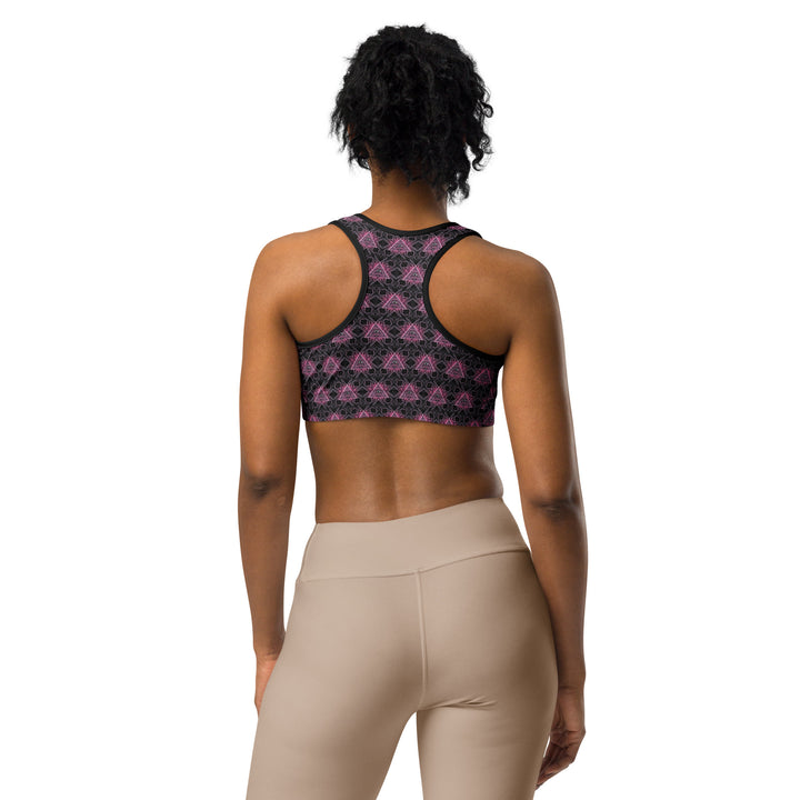 Racerback Eyora sports bra from behind – designed for festival freedom and support