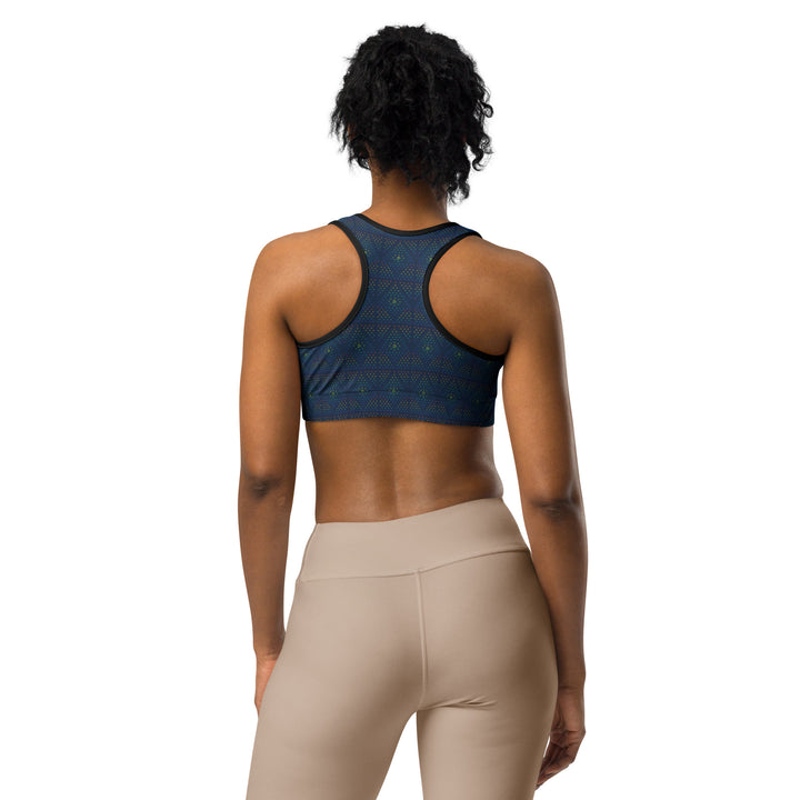 Racerback GeOm sports bra from behind – designed for festival freedom and support