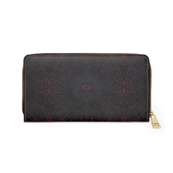Back of THIRDEYE women’s wallet – spiritual visionary art with Third Eye motif