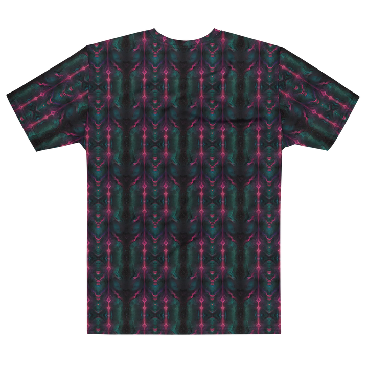 Alternate flat back view of Psylien t-shirt – cosmic sacred geometry for visionary streetwear fans.