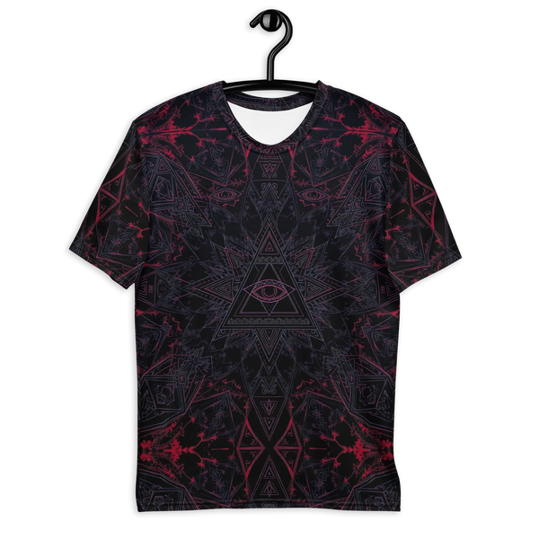 Front view of THIRDEYE t-shirt with bold psychedelic third eye print – perfect for deep spiritual expression and visionary fashion.