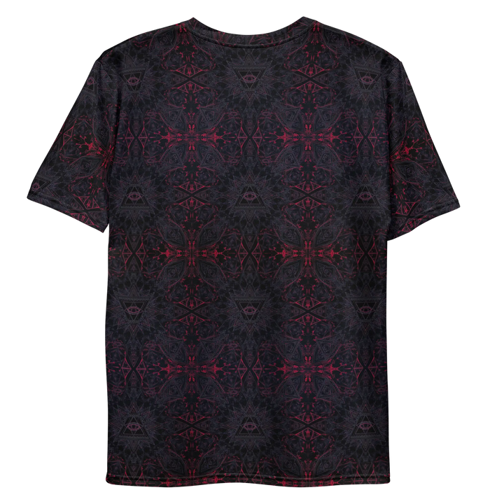 Alternate flat back of THIRDEYE minimalist tee – sacred symbol for the psychedelic soul.